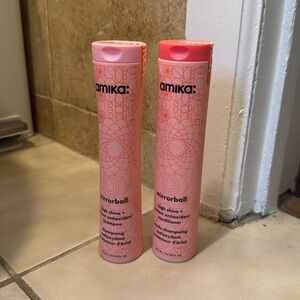 Amika Mirrorball shampoo and conditioner